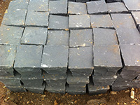 Basalt cubes/cobbles